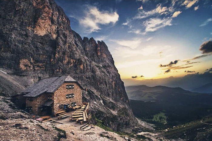 Rifugio Vicenza - Langkofel Htte - Camere Zimmer