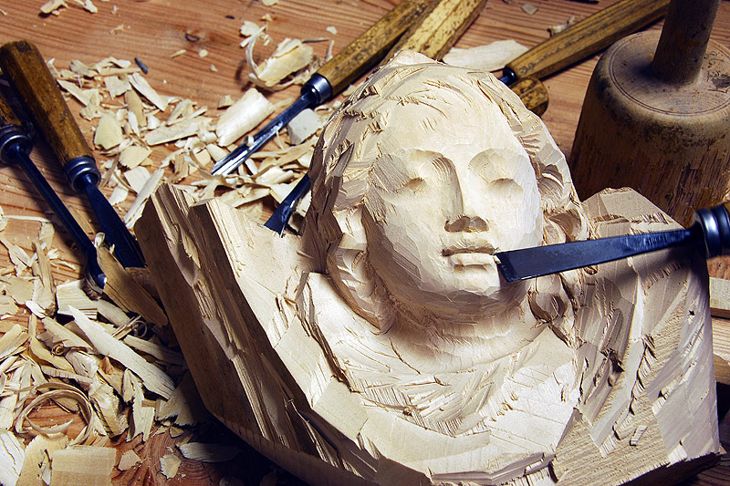 sculture in legno