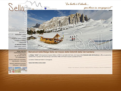 Malga Sella Alm Hütte Malga Sella Alm Hütte